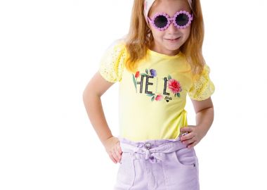 Παιδικό σετ 2 τεμάχια με τύπωμα για κορίτσι | ΛΙΛΑ - Energiers - 